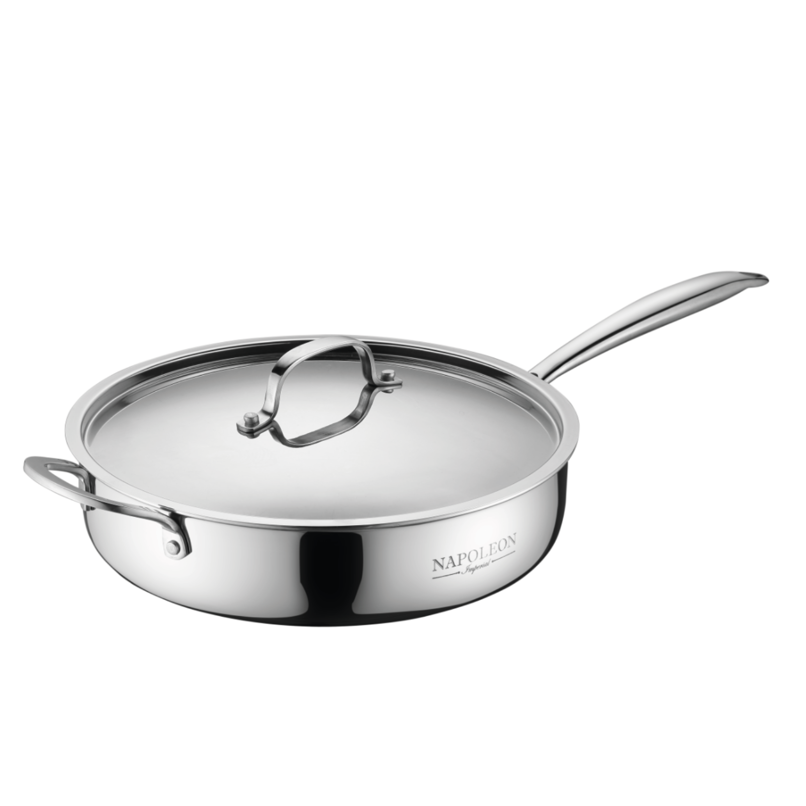 Sauteuse 28 cm Inox 18/10 Triply Collection La Gamme PRO NAP00398 - Napoléon Impérial