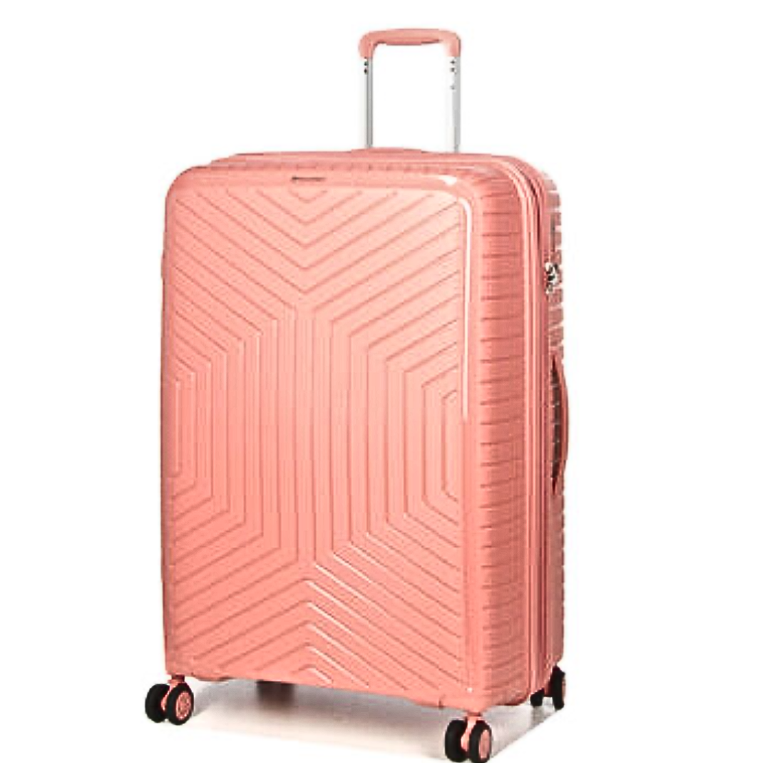 Snowball grande valise rose gold polypropylène 20103