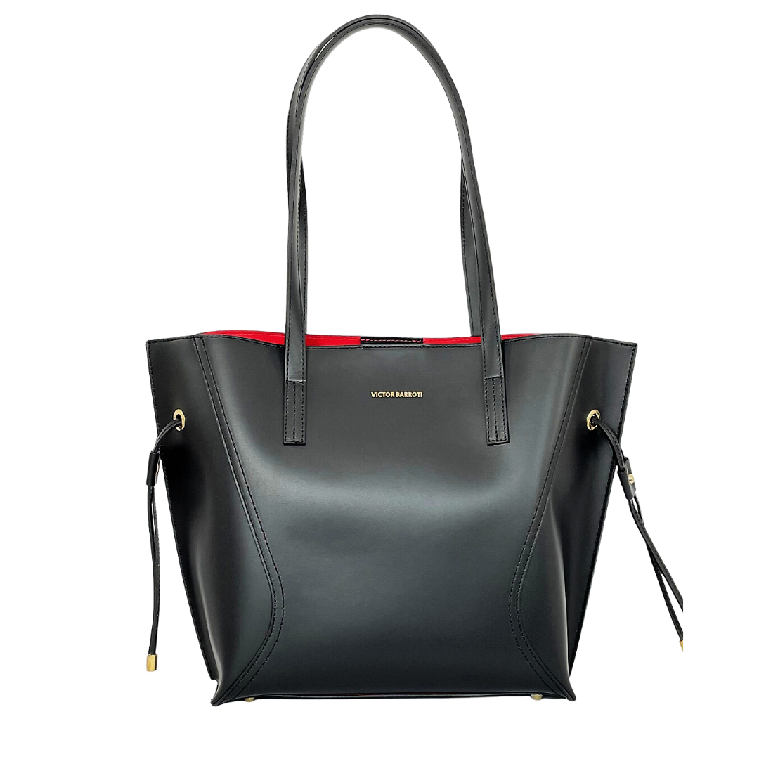 VICTOR BARROTI sac Lutécia cuir noir